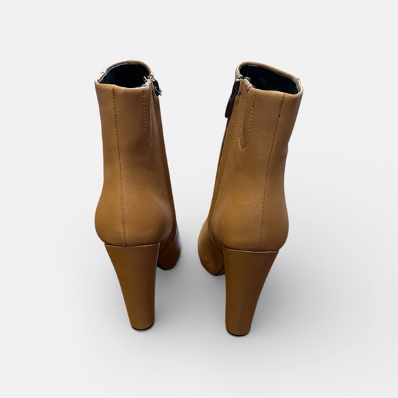 ALDO women’s Camel Ankle Boots size 9 4 inch heel - Picture 3 of 5